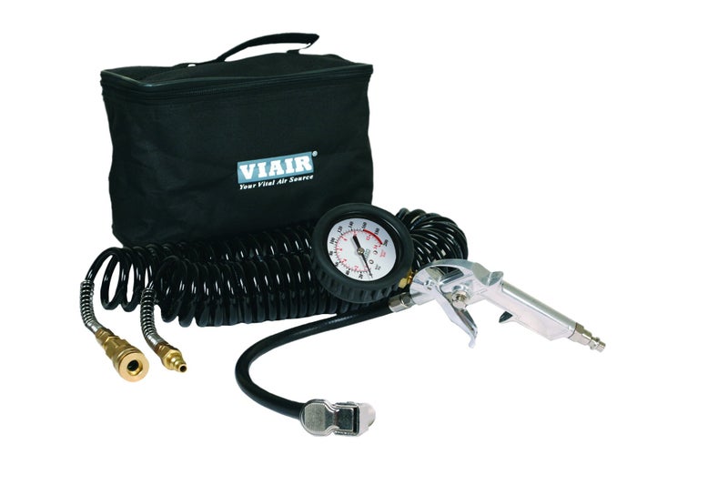 VIAIR 00047 Tire Inflation Kit with 2.5" Mechanical Gauge Tire Gun (200 PSI), 1 Pack - Image 1